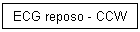 ECG reposo - CCW