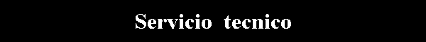 Servicio  tecnico