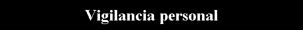 Vigilancia personal